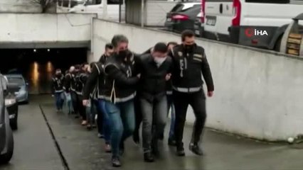 Bakırköy'de çeteler arasındaki çatışmanın faillerinden 9'u adliyeye sevk edildi