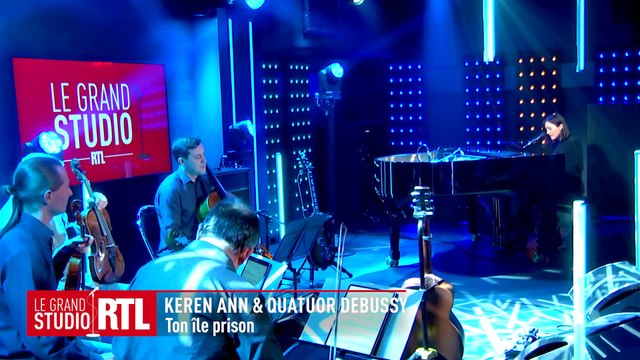 Keren Ann & Quatuor Debussy interprètent Ton île prison dans Le Grand Studio RTL