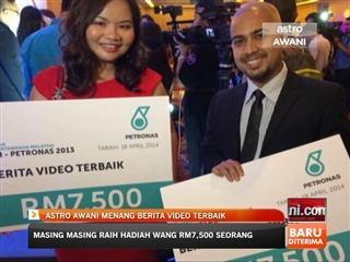 Astro Awani menang Berita Video Terbaik