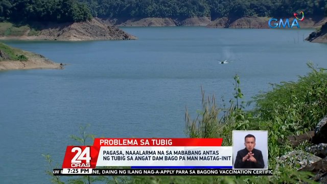 PAGASA, naaalarma na sa mababang antas ng tubig sa Angat Dam bago pa man magtag-init | 24 Oras