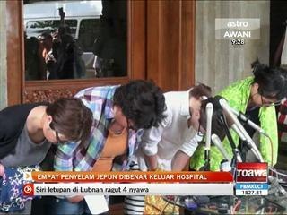 Empat penyelam Jepun dibenar keluar hospital