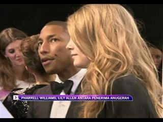 Pharrell Williams, Lily Allen antara penerima anugerah