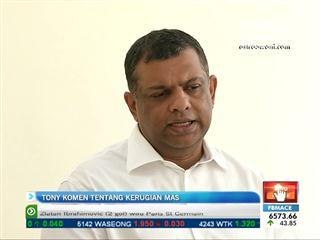 Tony Fernandes komen tentang kerugian MAS
