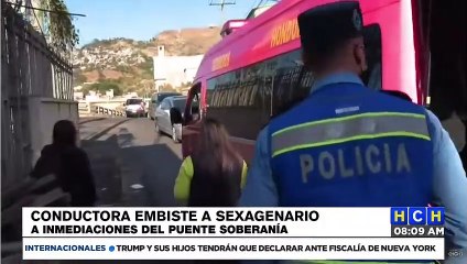¡Conductora embiste a sexagenario a inmediaciones del puente Soberanía!
