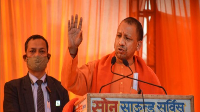 CM Yogi in Kanpur launches attack on Akhilesh