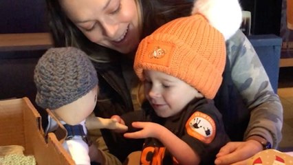 Boy Born With 'Nubby' Has Lookalike Doll To Help With Baby Sister | Happily TV