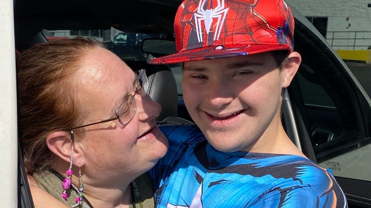 Adopted Boy With Down Syndrome Reunited With Birth Mom | Happily TV