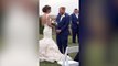 Groom Goes Viral After Wrapping His Shivering Bride In Suit jacket During Outdoor Wedding | Happily TV