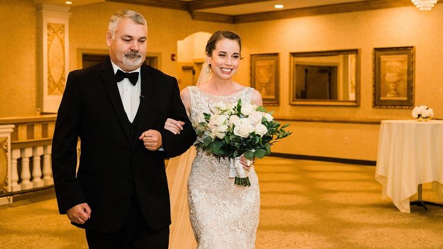 Organ Donor's Dad Walks Recipient Down Aisle On Her Wedding Day | Happily TV