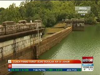 Cuaca panas turut jejas bekalan air di Johor