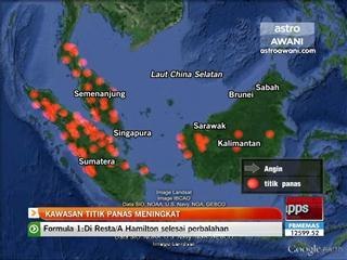 Kawasan titik panas meningkat