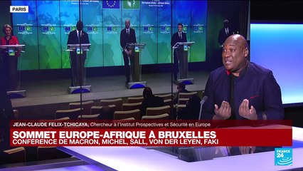 Sommet Europe-Afrique à Bruxelles, conférence de clôture.