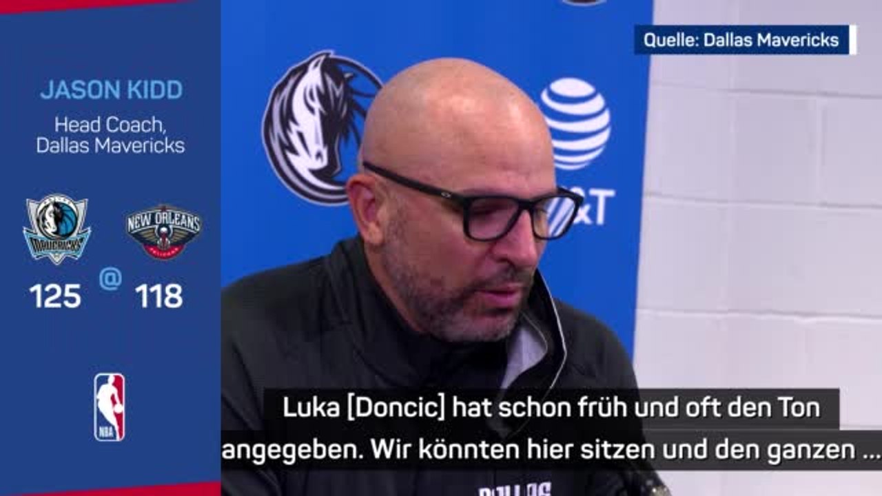 Kidd: “Fehlen die Worte, um Doncic zu beschreiben”
