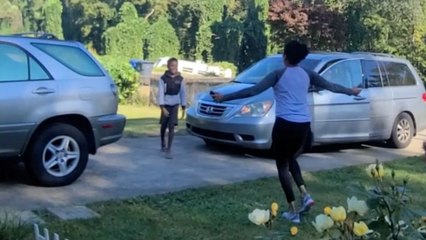 Grandmother Realizes Family Not Seen In 18 Months Are Outside On Call | Happily TV