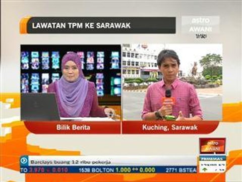 Perkembangan lawatan TPM ke Sarawak