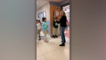 Students Greet Deaf Teacher With Sign Language Everyday | Happily TV