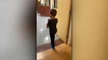 Boy Reunited With Dad In Hospital On Birthday After 55 Days | Happily TV