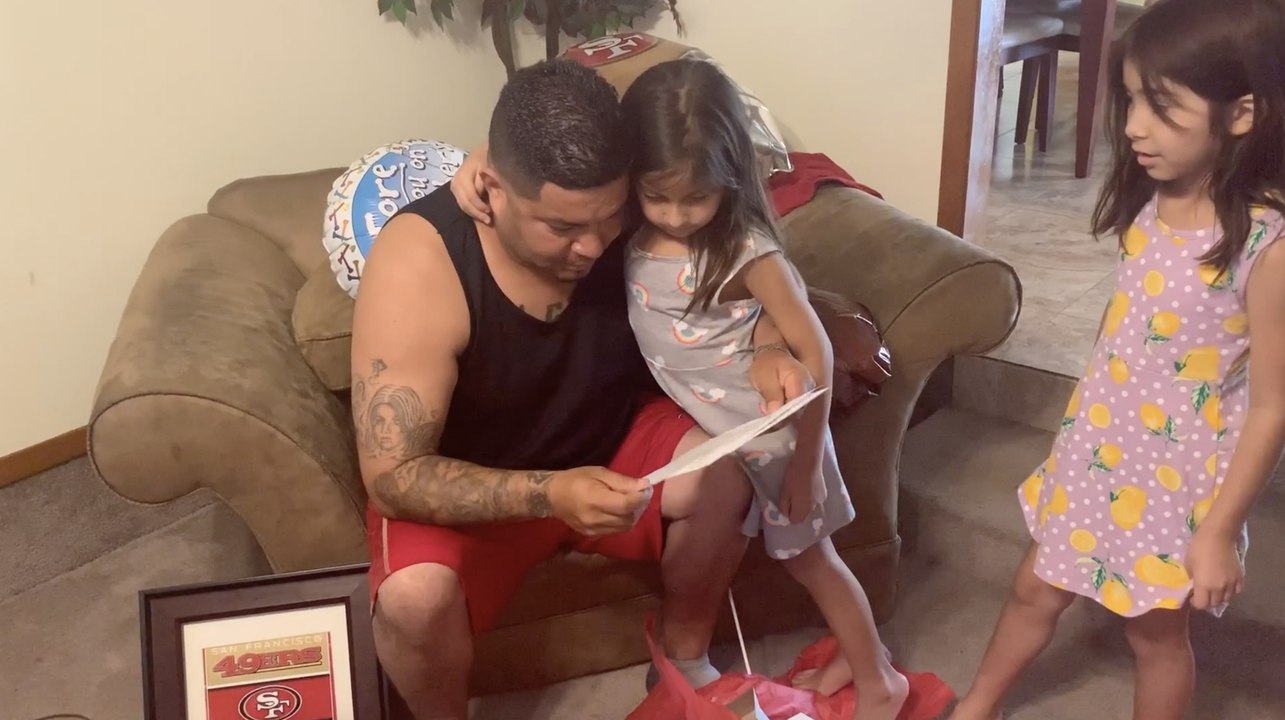 Six Siblings Surprise Stepdad With Adoption Pap...
