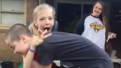 Girl With Cerebral Palsy Reunited With Best Friend | Happily TV