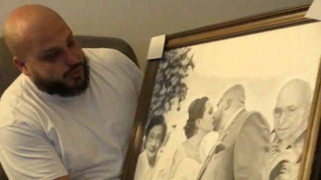 Man Gifted Wedding Portrait Including Late Grandparents Who Raised Him | Happily TV