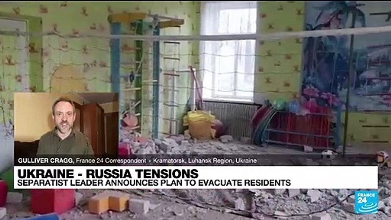 Ukraine-Russia crisis: Separatist leader announces plan to evacuate residents