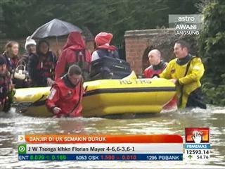 Banjir di UK semakin buruk