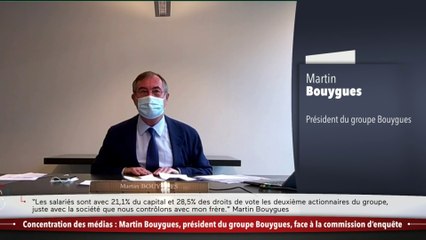 Martin Bouygues minimise l’influence du groupe TF1 et riposte aux propos de Xavier Niel