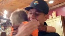Marine Surprises Kid Brother | Happily TV