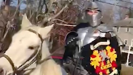 Knight In Shining Armor Proposal | Happily TV