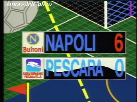 CAMPIONATO-STORY : SERIE A, STAGIONE 1987-88, NAPOLI-PESCARA 6-0!