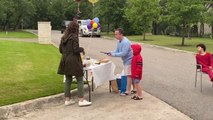 Boy Who Is Deaf Surprised With Happy Birthday Signed By Neighbors | Happily TV