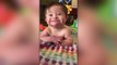 Baby With Down Syndrome Shows Off 'New Smile' After Adoption | Happily TV