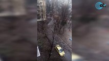 Se activa una sirena en la República de Donetsk, tras el anuncio de evacuación masiva de civiles a Rusia