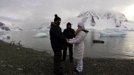 Couple Marry In Antarctica Fulfilling Dream Of Visiting Every Continent | Happily TV
