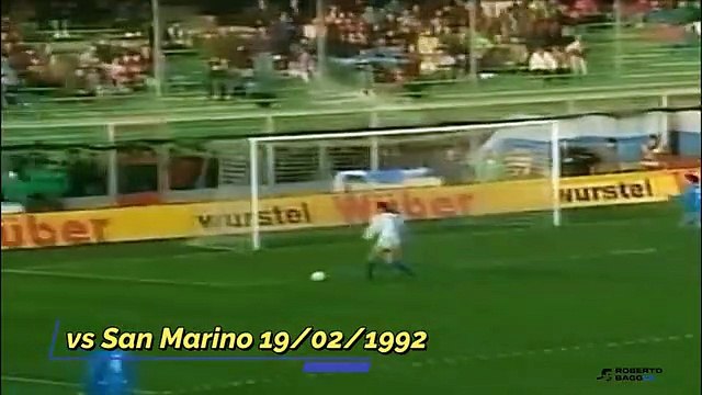 ROBERTO BAGGIO-DAY :TUTTI I GOAL DI ROBERTO BAGGIO CON L'ITALIA!