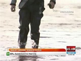Banjir di England semakin buruk