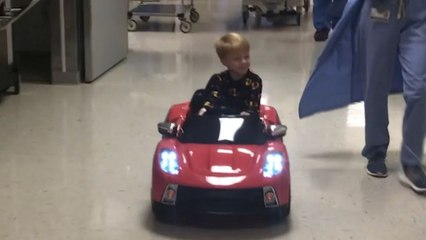 Boy Drives Himself To Surgery In Electric Car | Happily TV