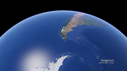 Sobrevuelo de la Antártida hasta Punta Arenas, Chile