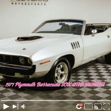 1971 Plymouth Barracuda . Classic cars