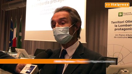 Milano-Cortina, Fontana a Sondrio: "Al lavoro per sviluppo territori"