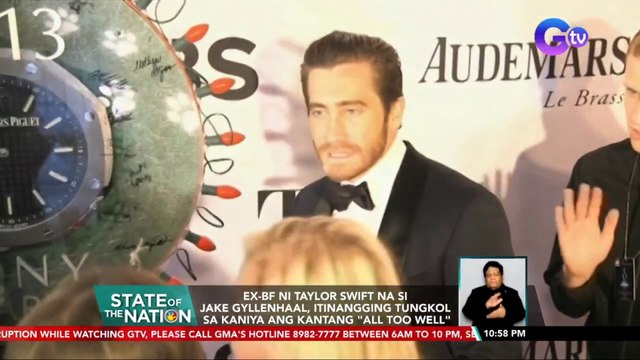 Ex-BF ni Taylor Swift na si Jake Gyllenhaal, itinangging tungkol sa kaniya ang kantang All Too Well | SONA
