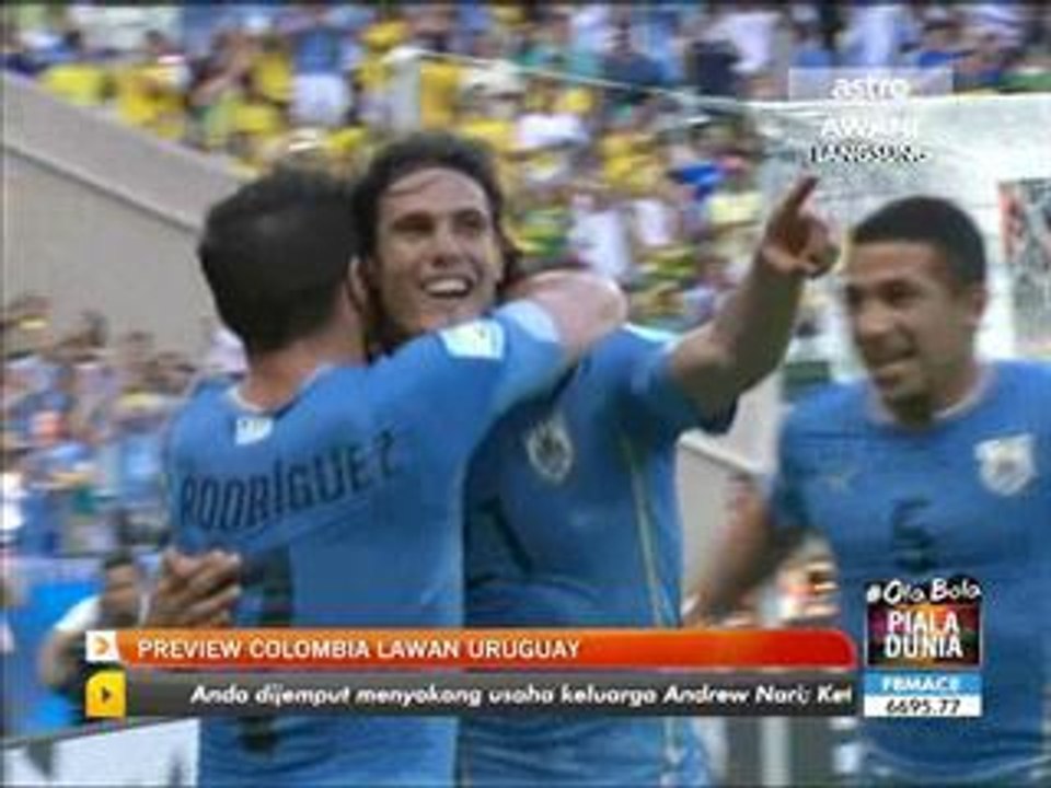 Preview Colombia lawan Uruguay