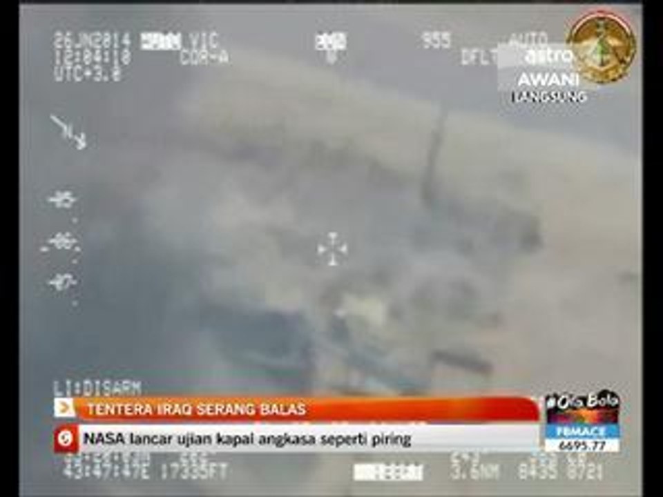 Tentera Iraq serang balas