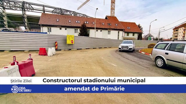 Știrile zilei sunt despre - Constructorul stadionului municipal, amendat de Primărie, Hoț găsit cu ajutorul câinelui polițist la Sibiu şi Bursuc surprins într-o curte la Șelimbăr
