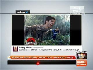 Pengguna media sosial lancar 'Troll' baru buat Suarez