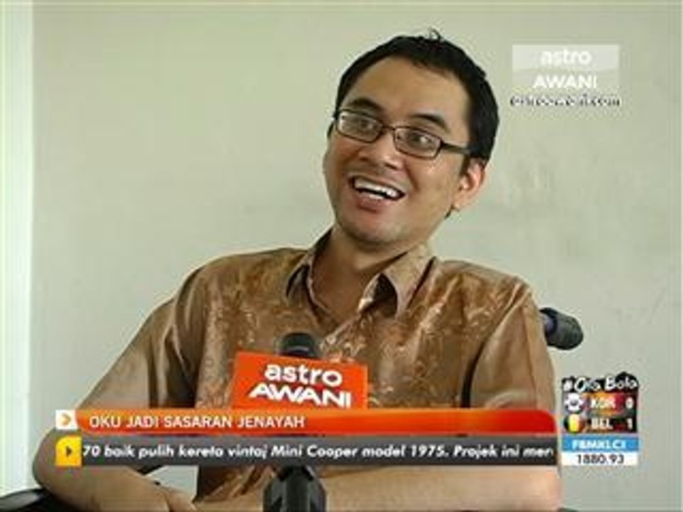 OKU jadi sasaran jenayah