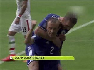 Bosnia defeats Iran 3-1