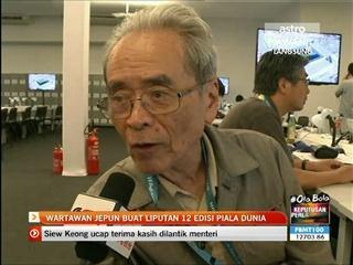 Wartawan Jepun buat liputan 12 edisi Piala Dunia
