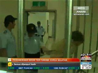 Pendakwaan krew feri karam Korea Selatan