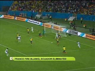 France fire blanks, Ecuador eliminated